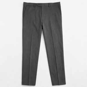 TOMMY HILFIGER Men's Sz 32 x 32 Solid Gray Classic Fit Dress Pants Trousers